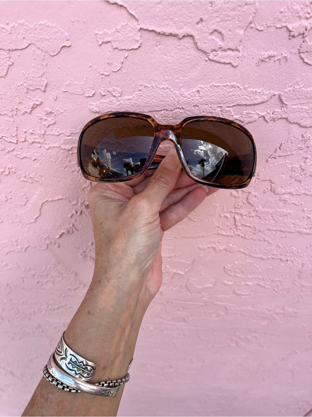 Vintage Suncloud Polarized Laurel Tortoise Shell Sunglasses